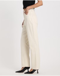 Minima Esenciales - High Rise Straight Leg Jeans