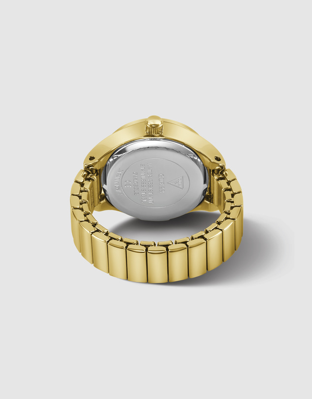 GUESS - GUESS Ladies Gold-Tone Analogue Ring Watch
