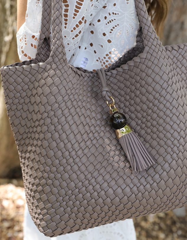 Luella Grey - Saskia Large Woven Tote