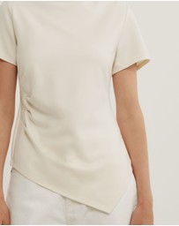 Witchery - Tuck Wide Neck T-shirt
