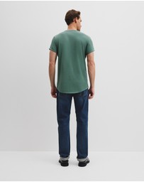 Country Road - Australian Cotton Longline Garment Dye T-shirt