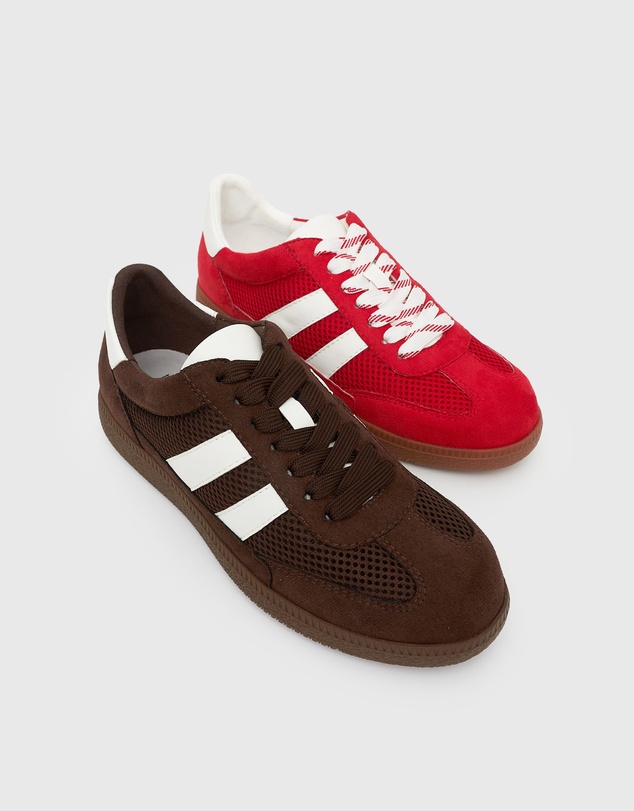Betts - Wider Fit Berkleigh Lace-Up Casual Sneakers