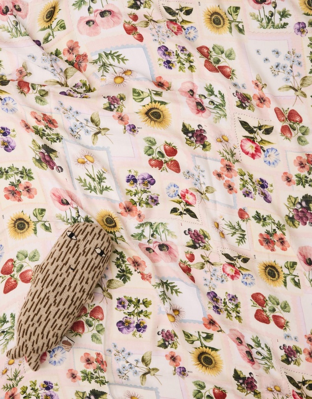 Kip&Co - Sweet Life Organic Cotton Baby Fitted Sheet Cot - Babies