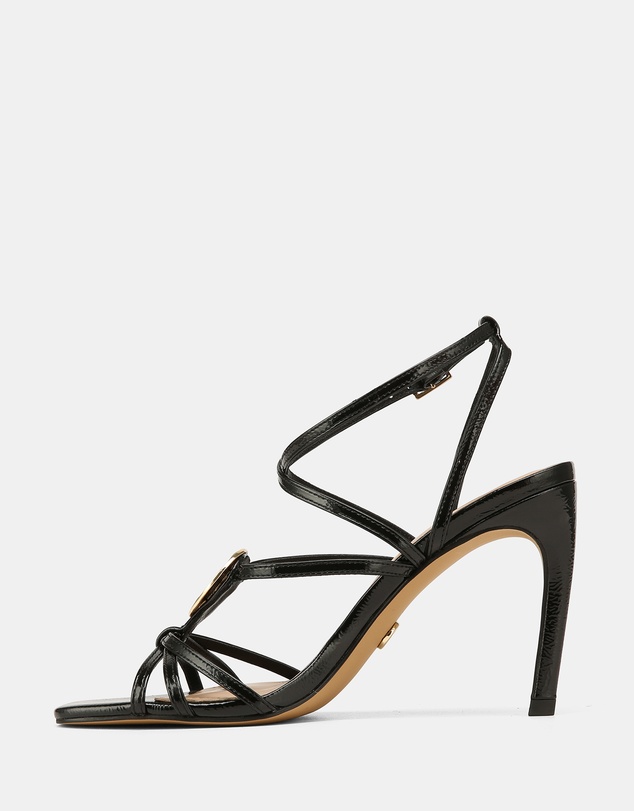 Wittner - Tatum Crinkle Patent Leather High Heels