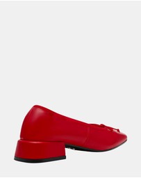 Steve Madden - Pricilla Red Leather Heels