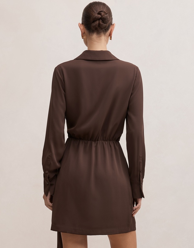 Forever New - Isobel Tie Shirt Mini Dress