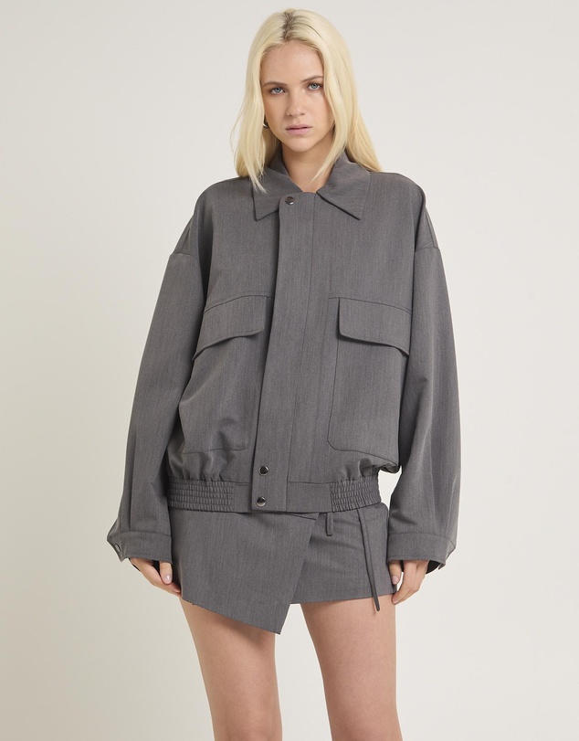 Alice In The Eve - Jen Oversized Patch Pocket Jacket