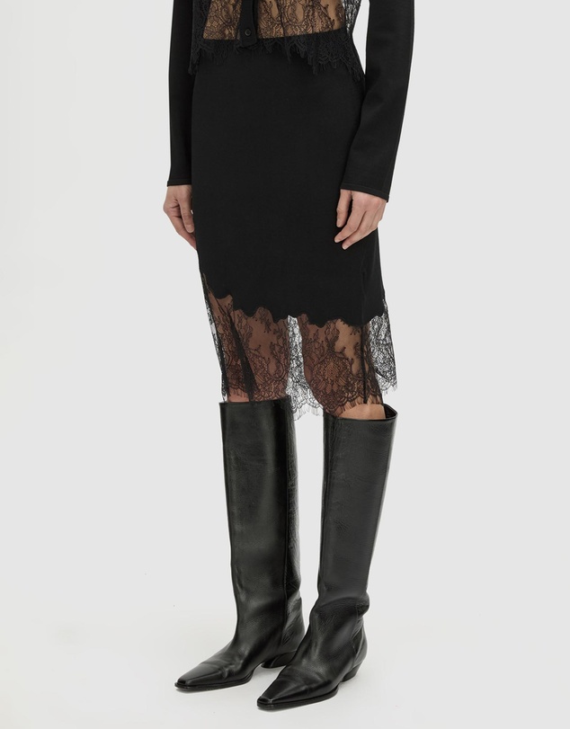 CAMILLA AND MARC - Cayana Lace Knit Skirt