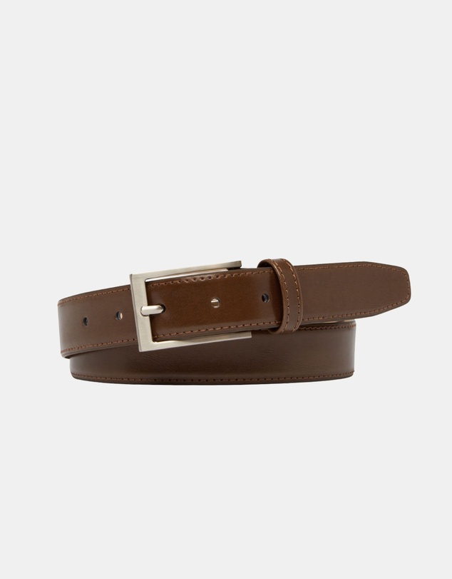 Buckle - Landon. Australian Made Classic Leather Belt. 30mm width.