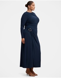 Forever New Curve - Kingsley Curve Hardware Jersey Midi Dress