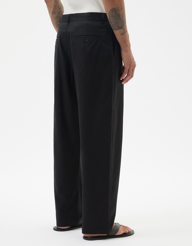 AERE - Tailored Relaxed Linen Blend Pants
