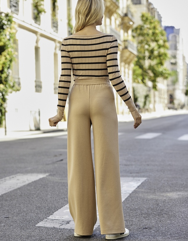 Sosandar - Super Soft Wide Leg Trousers