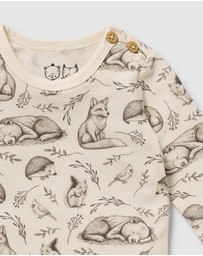 Wilson & Frenchy - Foxglove Forest Organic Bodysuit - Babies