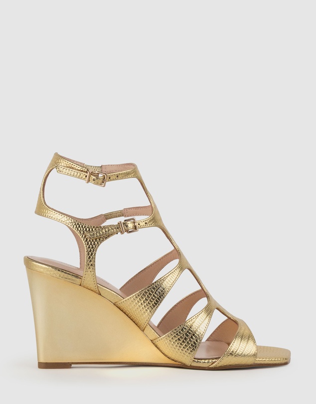 Edward Meller - SHERA90 Gladiator Sandal on Wedge