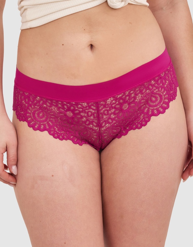 Bras N Things - Audrey Brazilian Knicker - Magenta