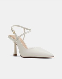 ALDO - Brunette Strappy Slingback Heels