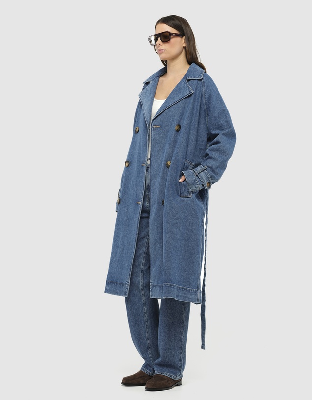 JACANDMOOKI - Dion Denim Trench Coat