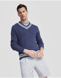 Oxford - Richie Cricket Cable Knit Top