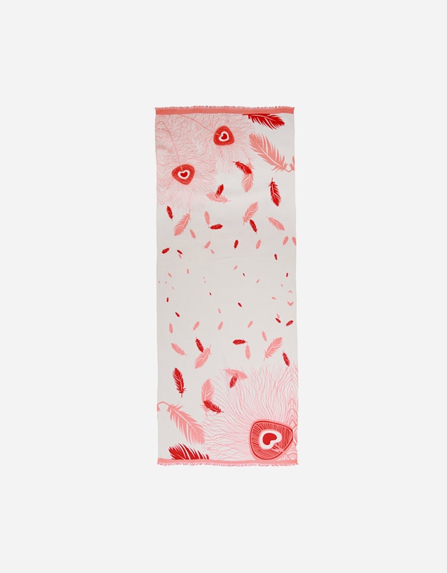 Ozwear Connection Uggs - Ugg 100% Australian Merino Wool Scarf Cream and Coral