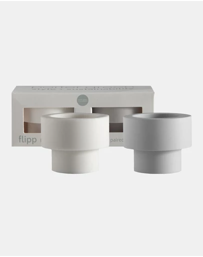 porter green - flipp sml silicone unbreakable candle holder set