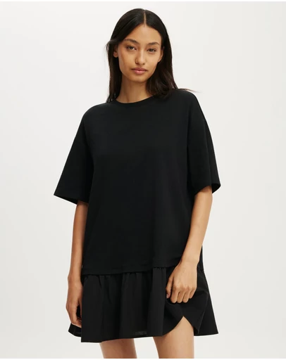 Cotton On - Tilly Layered T-Shirt Dress