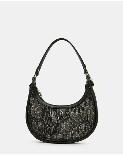Steve Madden - BAmour-L Black/Silver Shoulder Bag