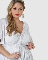 The Poetic Gypsy - Floating Clouds Maxi Dress