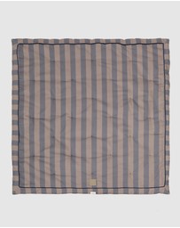 Phile - Striped Play Mat - Eggplant