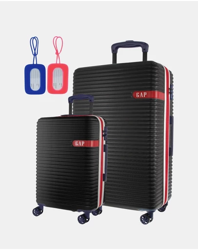 GAP - GAP Varsity Hard Shell Large and Cabin 2-Piece Set + Luggage Tag
