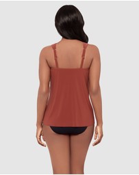 Miraclesuit Swimwear  - Dazzle Underwired Draped Tankini Top