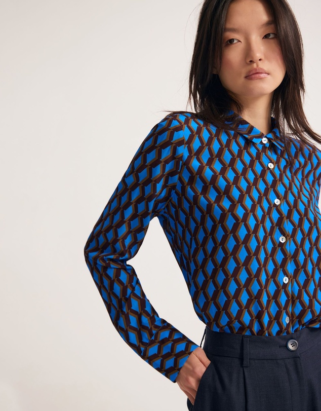 Oxford - Poppy Printed Shirt