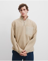 Country Road - Polyester Half Zip Sweat