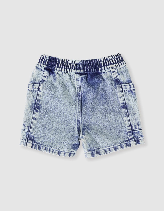 Goldie + Ace - Noah Denim Pocket Shorts - Babies-Kids
