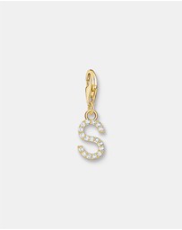 THOMAS SABO - Charm Pendant Letter S Gold Plated