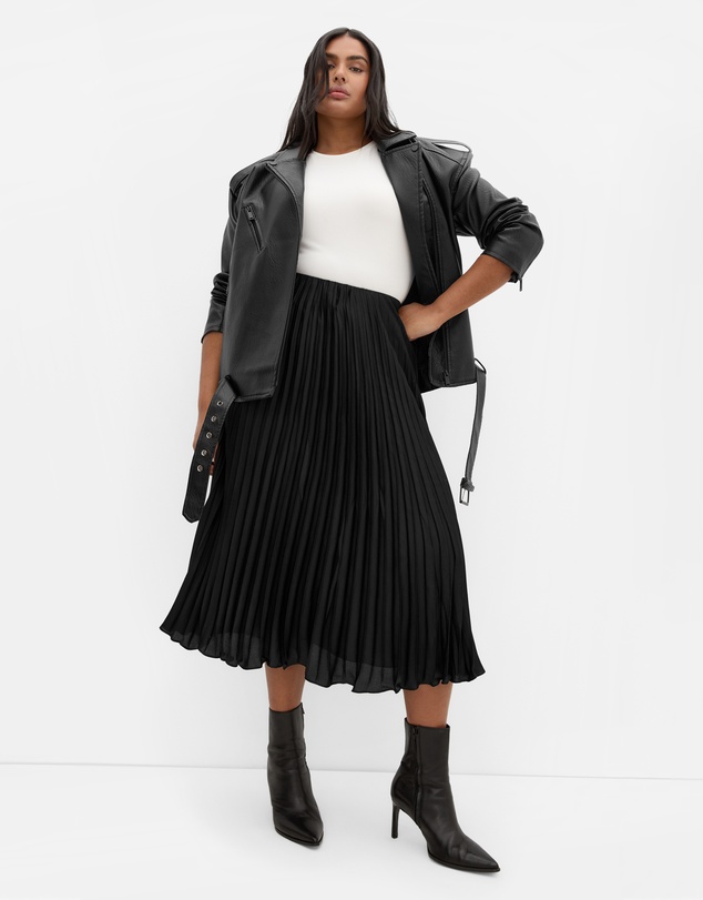 City Chic - Selena Pleat Skirt