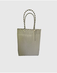 Mimmi Terra - Woven Shopper Tote Affogato