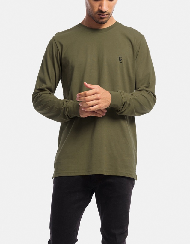 Counter Culture - Cypher Embroidery Long Sleeve Tee