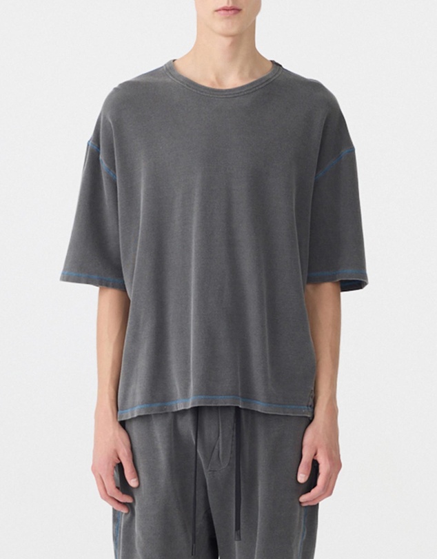 Bassike - Pigment Terry Boxy T-Shirt