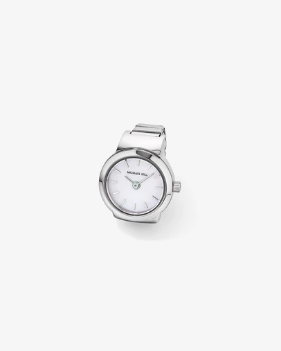 Michael Hill - Mother of Pearl Watch Ring in Stainless Steel
