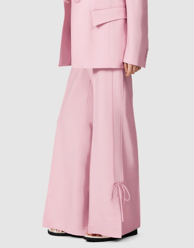 & Other Stories - Bow-Detailed Press-Crease Trousers