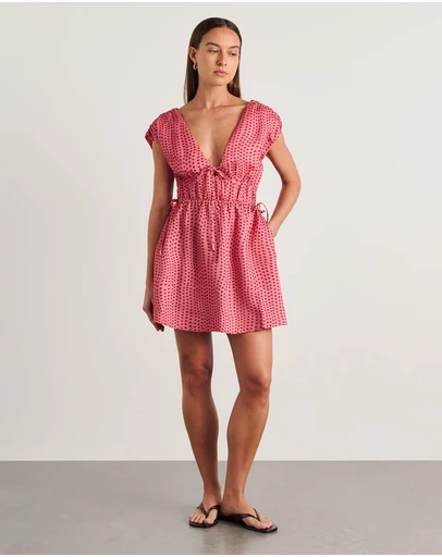 Jag - Ania Tie Mini Dress