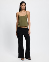 Jaded London - Draped Bead Trim Top