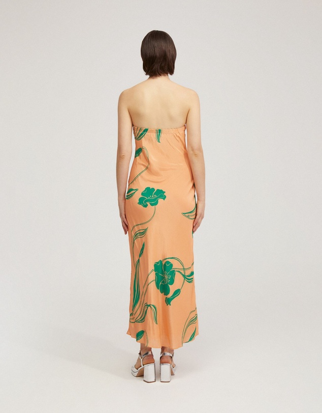 Oxford - Rio Strapless Printed Dress
