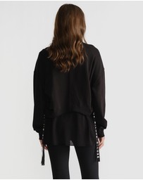 Decjuba - D-Luxe Ruched Terry Sweat