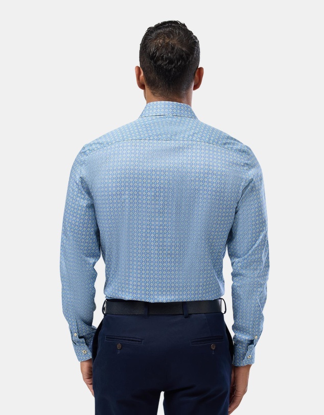 Brooksfield - Circle Motif Slim Fit Shirt
