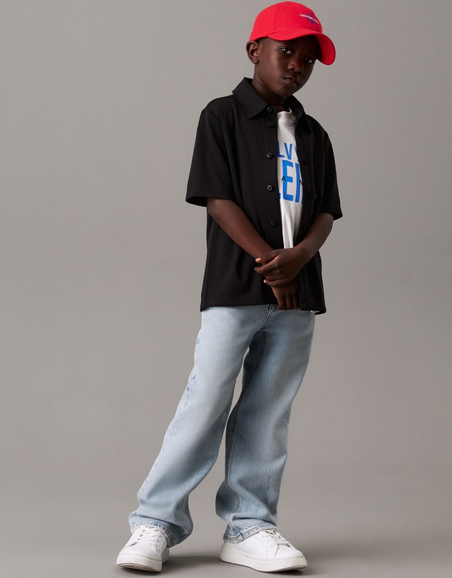 Calvin Klein Jeans - Boys Punto Milano Short Sleeve Shirt
