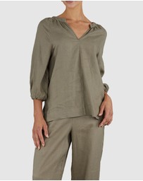 Amelius - Telopea Linen Blouse