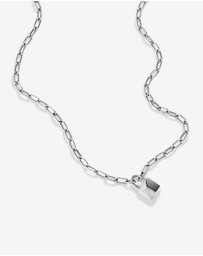 Michael Hill - Signature Lock Necklace in Sterling Silver