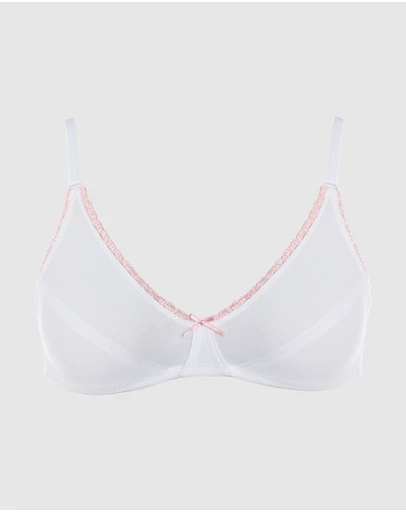 Royce Lingerie - My First Bra Pure Cotton & Lace Bra
