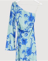 Revibe - Repaired KIVARI Juniper One Sleeve Maxi Dress - AU 6